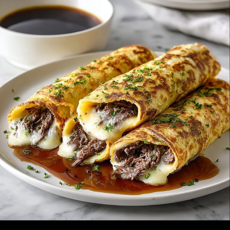 French Dip Tortilla Rollups Recipe