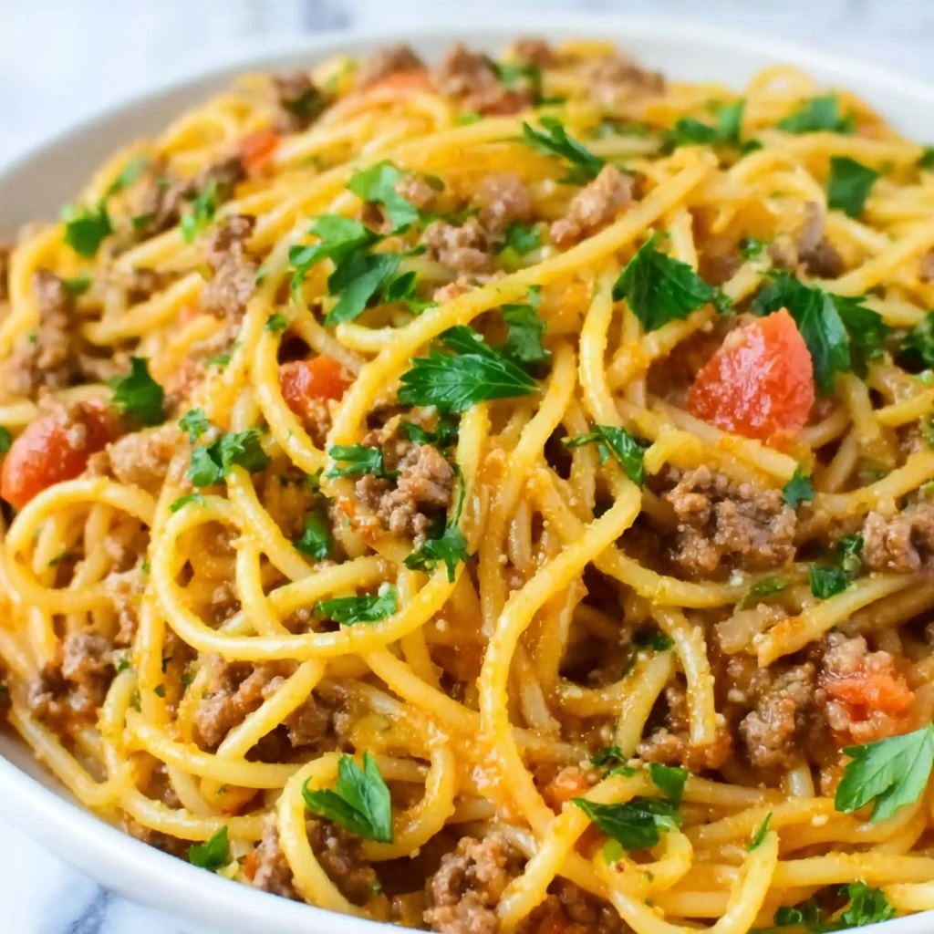 Taco Spaghetti Recipe - Recipe Image