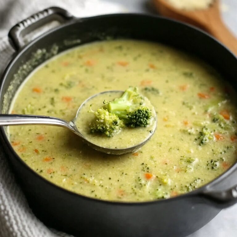Healthy Broccoli Cheddar Soup Recipe
