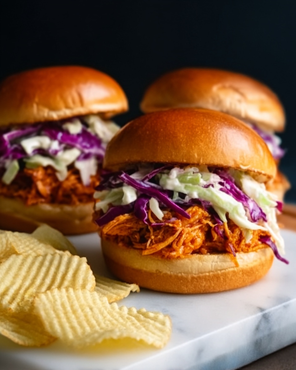 Crockpot BBQ Pulled Chicken Sandwiches Recipe - Recipe Image