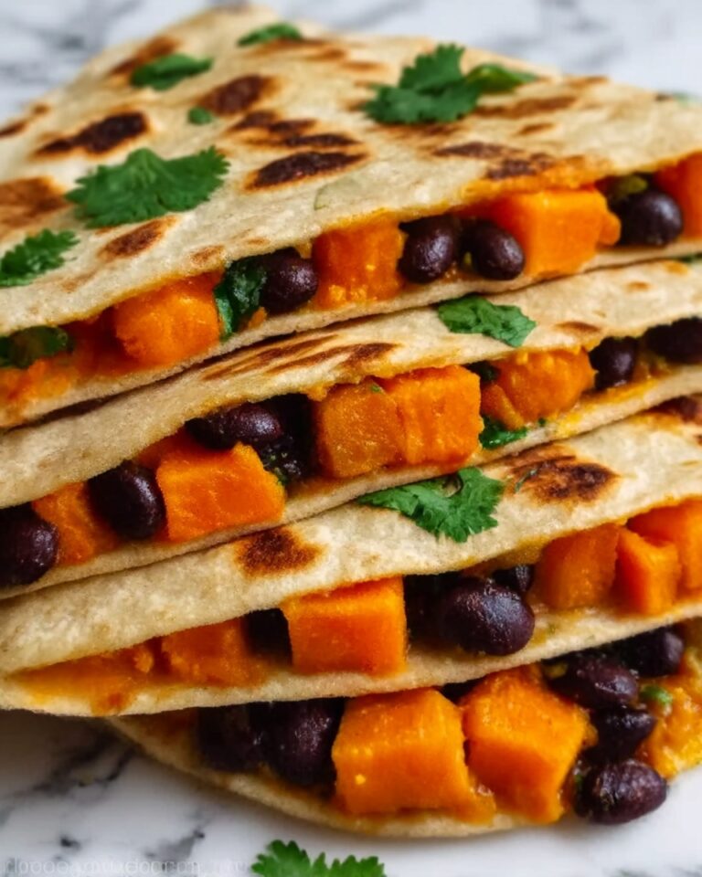 Roasted Sweet Potato and Black Bean Quesadillas Recipe