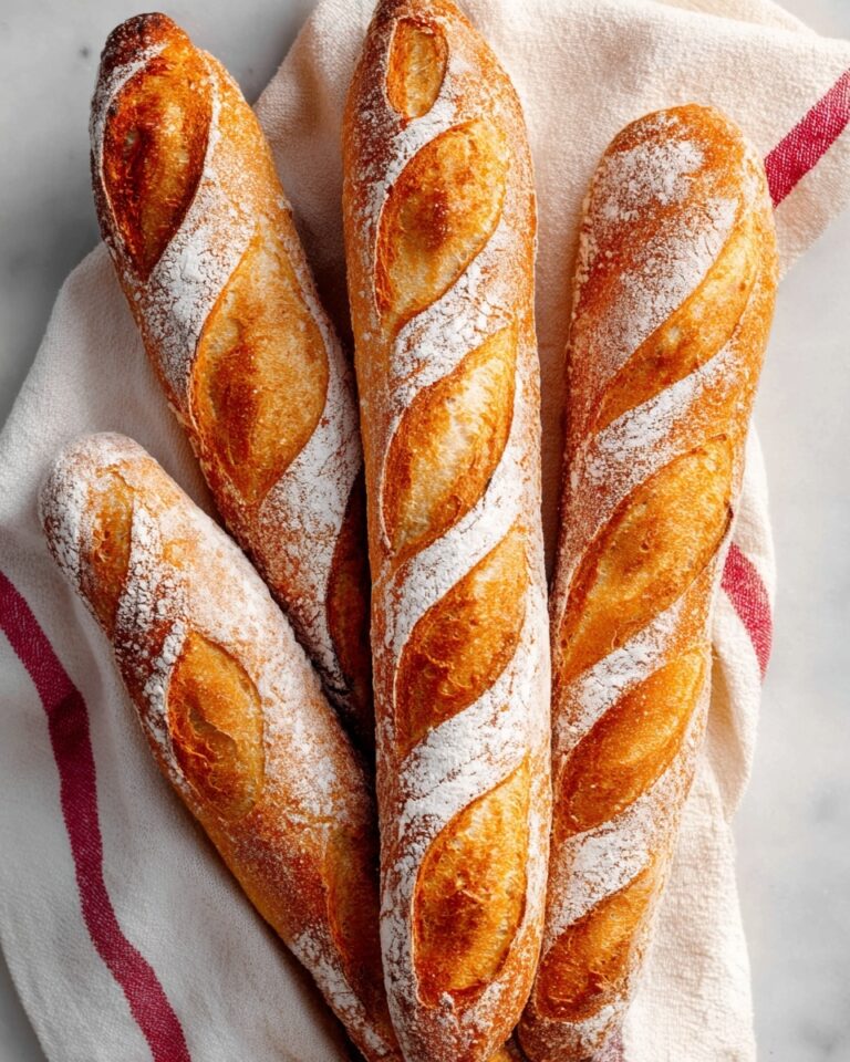 Classic Crusty French Baguettes Recipe