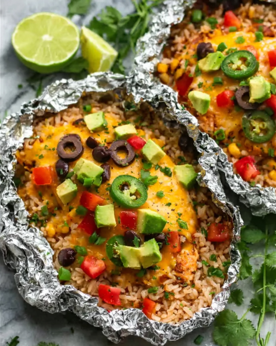 Santa Fe Chicken Foil Packets Recipe - Recipe Image