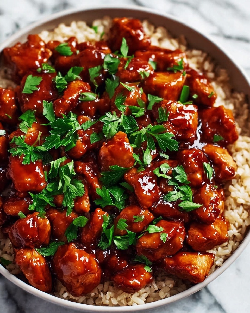 Honey BBQ Chicken Rice: The Ultimate Comfort Meal Recipe - Recipe Image