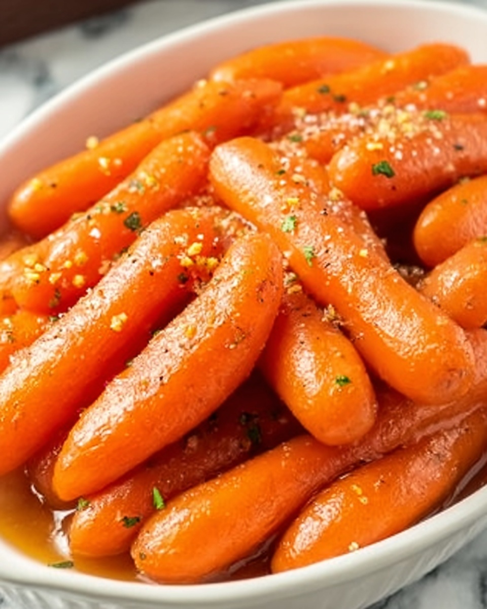 Slow Cooker Maple & Brown Sugar Glazed Carrots Recipe - Recipe Image
