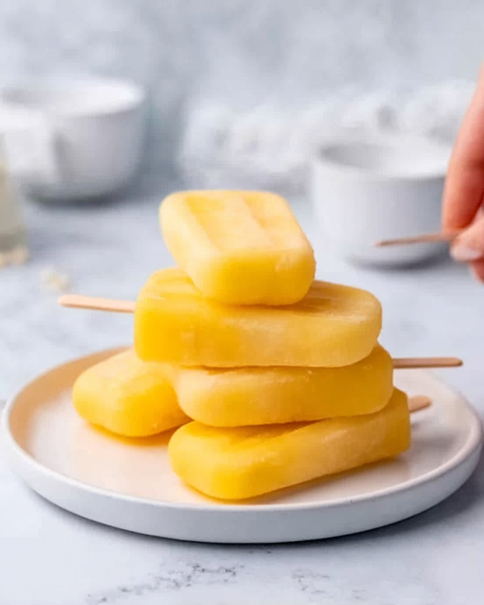 Frozen Mango Yogurt Pops Recipe - Recipe Image