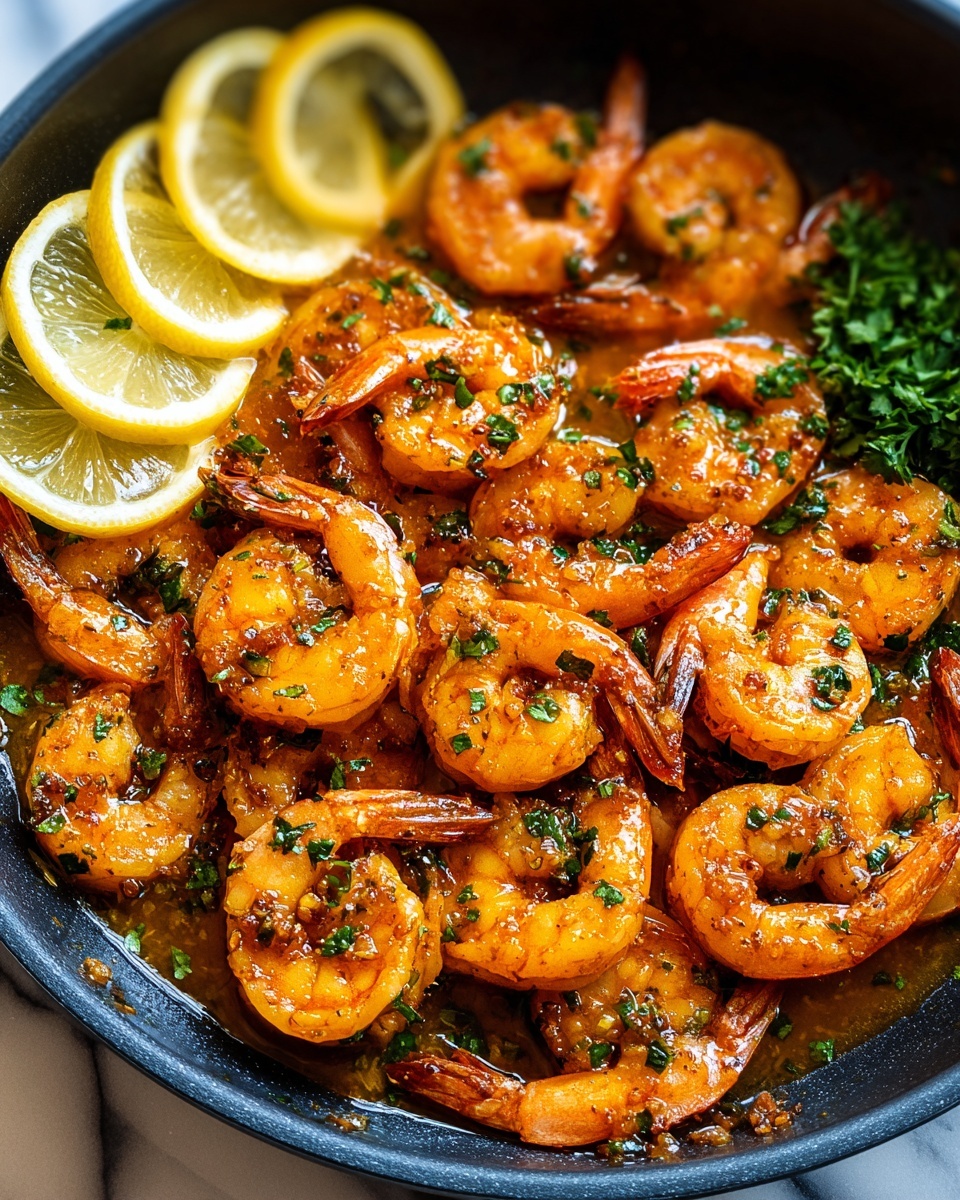 Spicy Lemon Garlic Shrimp Recipe - Recipe Image