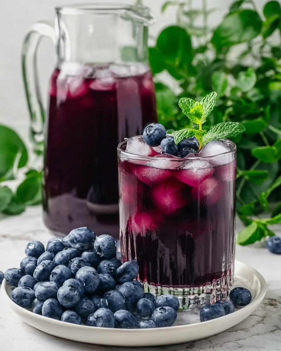 Blueberry Iced Tea Recipe - Recipe Image