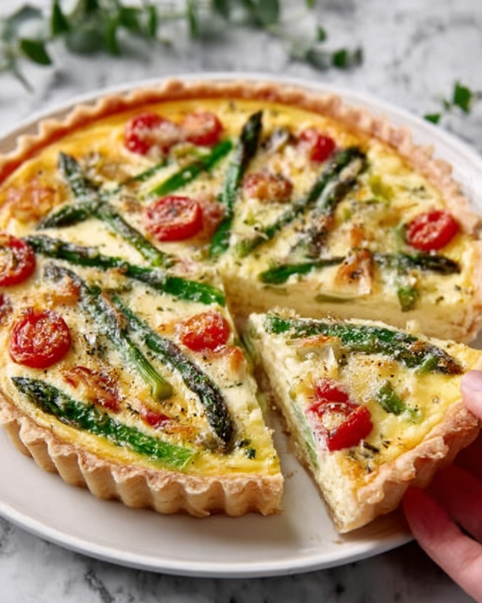 Spring Vegetable Quiche Recipe - Recipe Image