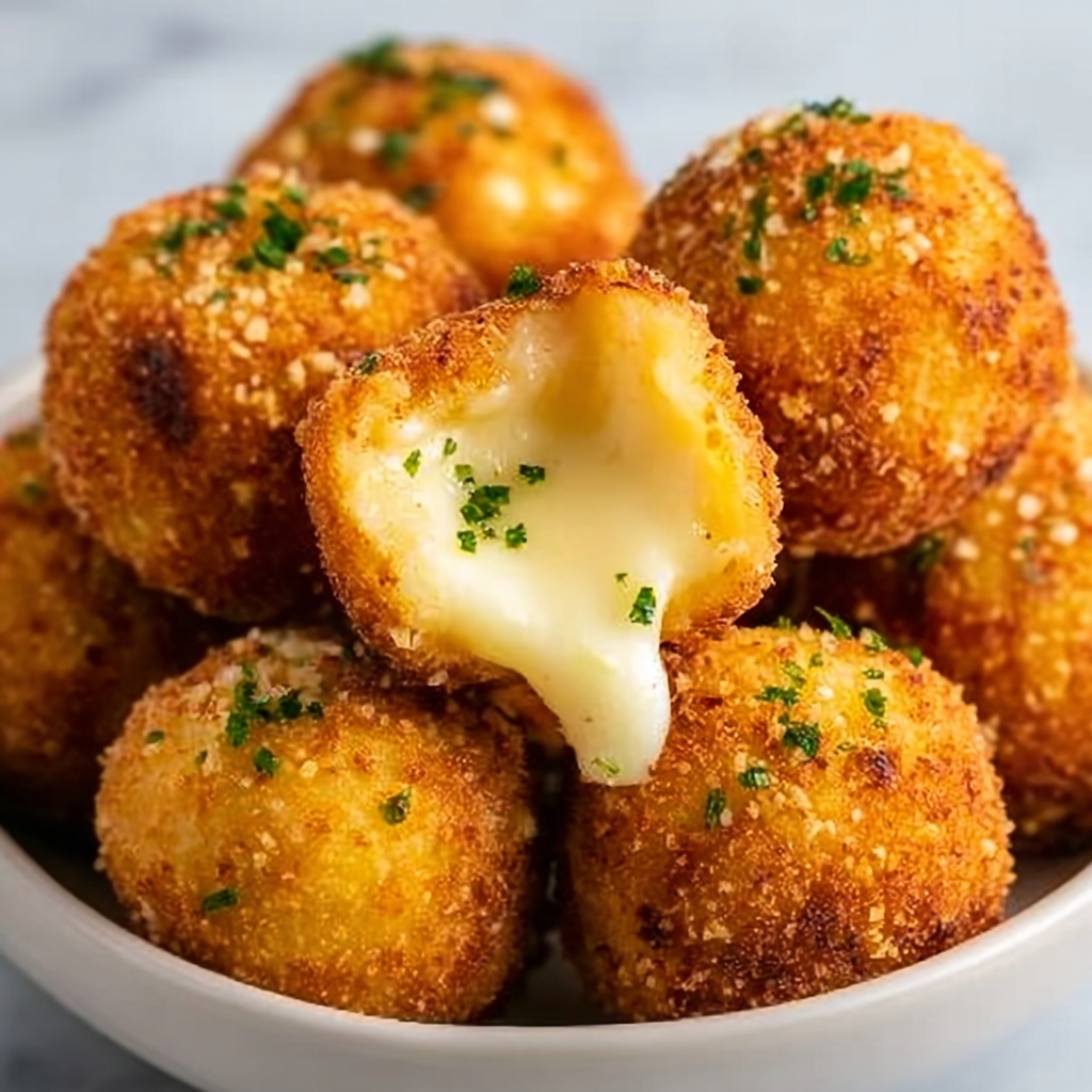 Cheesy Parmesan Mozzarella Bites Recipe - Recipe Image