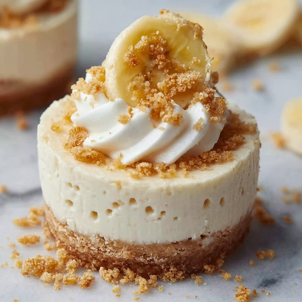 Mini Banana Pudding Cheesecakes Recipe - Recipe Image