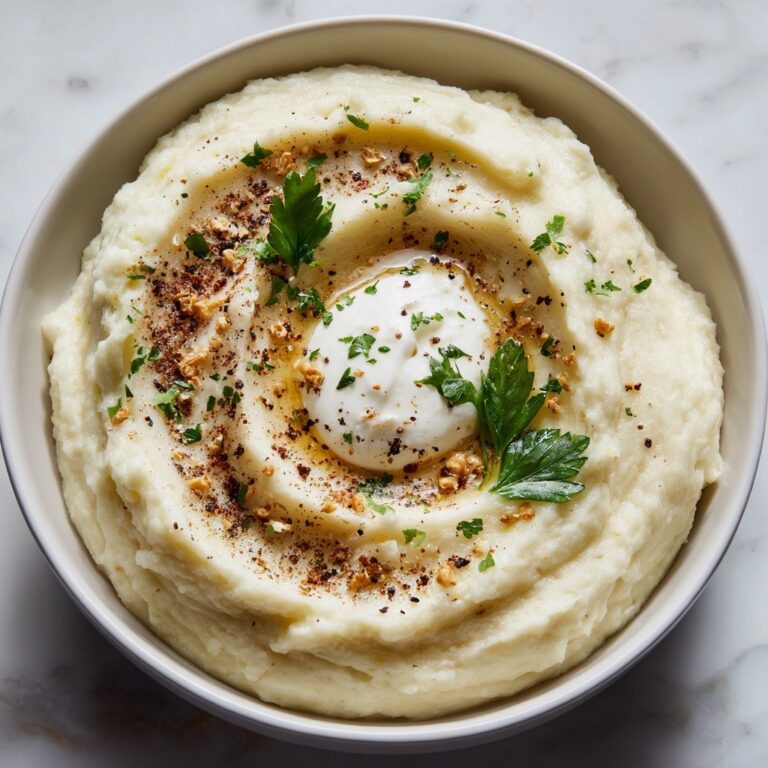 Mashed Cauliflower with Sour Cream (Low-Carb) Recipe