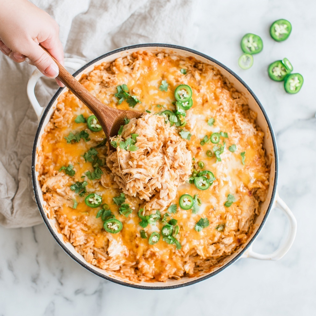Green Chile Chicken and Rice Casserole Recipe - Recipe Image