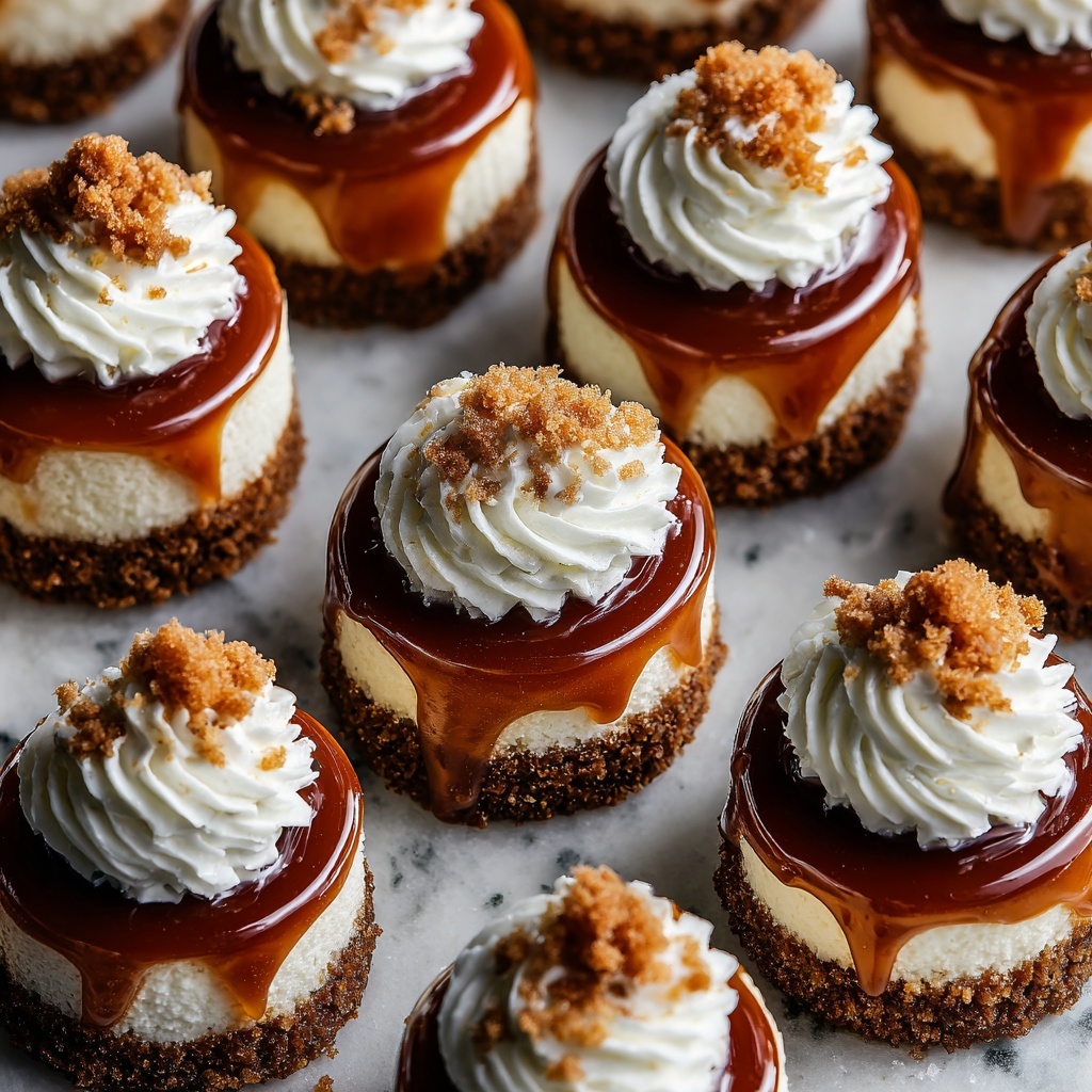 Mini Dulce de Leche Cheesecakes Recipe - Recipe Image