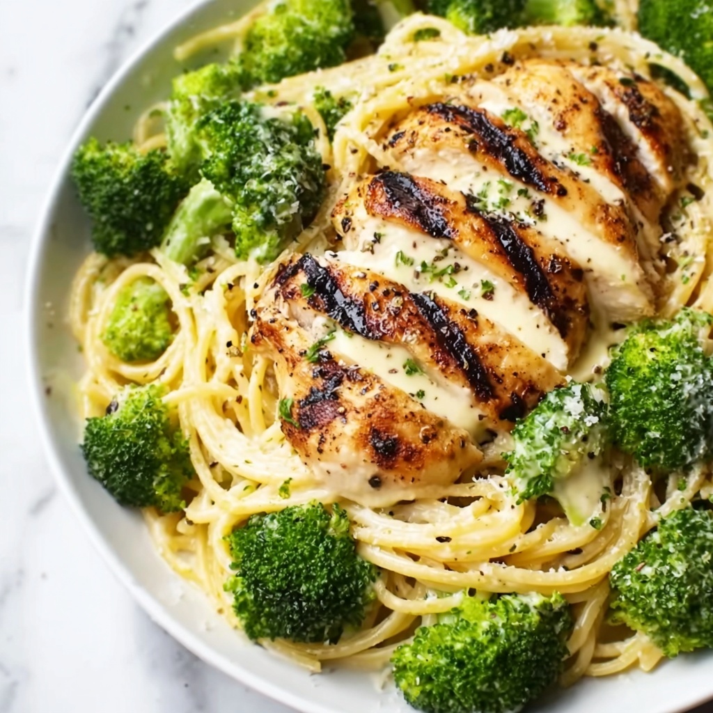 Skinny Chicken Broccoli Alfredo Recipe - Recipe Image