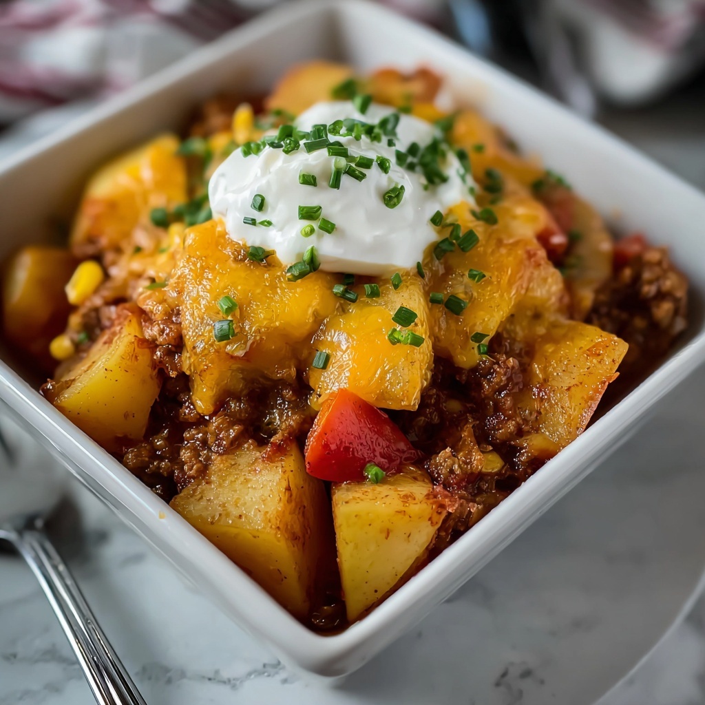 Slow Cooker Cowboy Casserole Recipe - Recipe Image