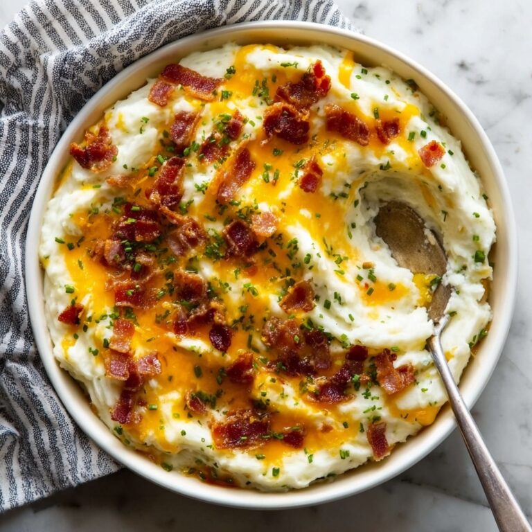Slow Cooker Loaded Mashed Potatoes with Ranch Recipe