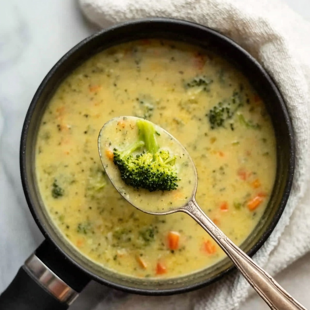 Healthy Broccoli Cheddar Soup Recipe - Recipe Image