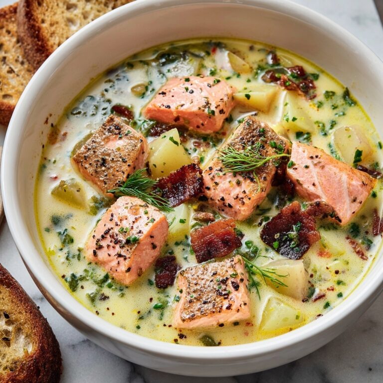 Creamy Salmon Chowder Soup Recipe