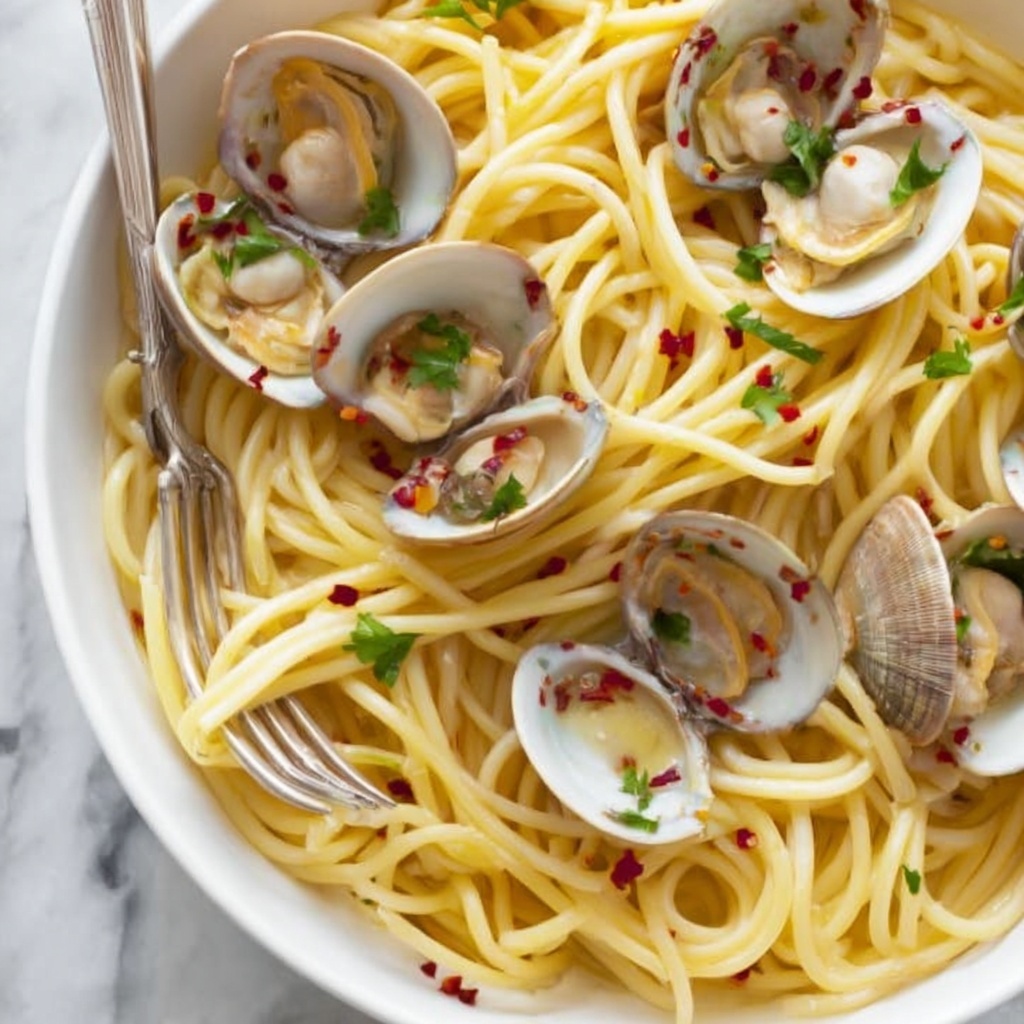 Linguine with Clams in White Wine Sauce Recipe - Recipe Image