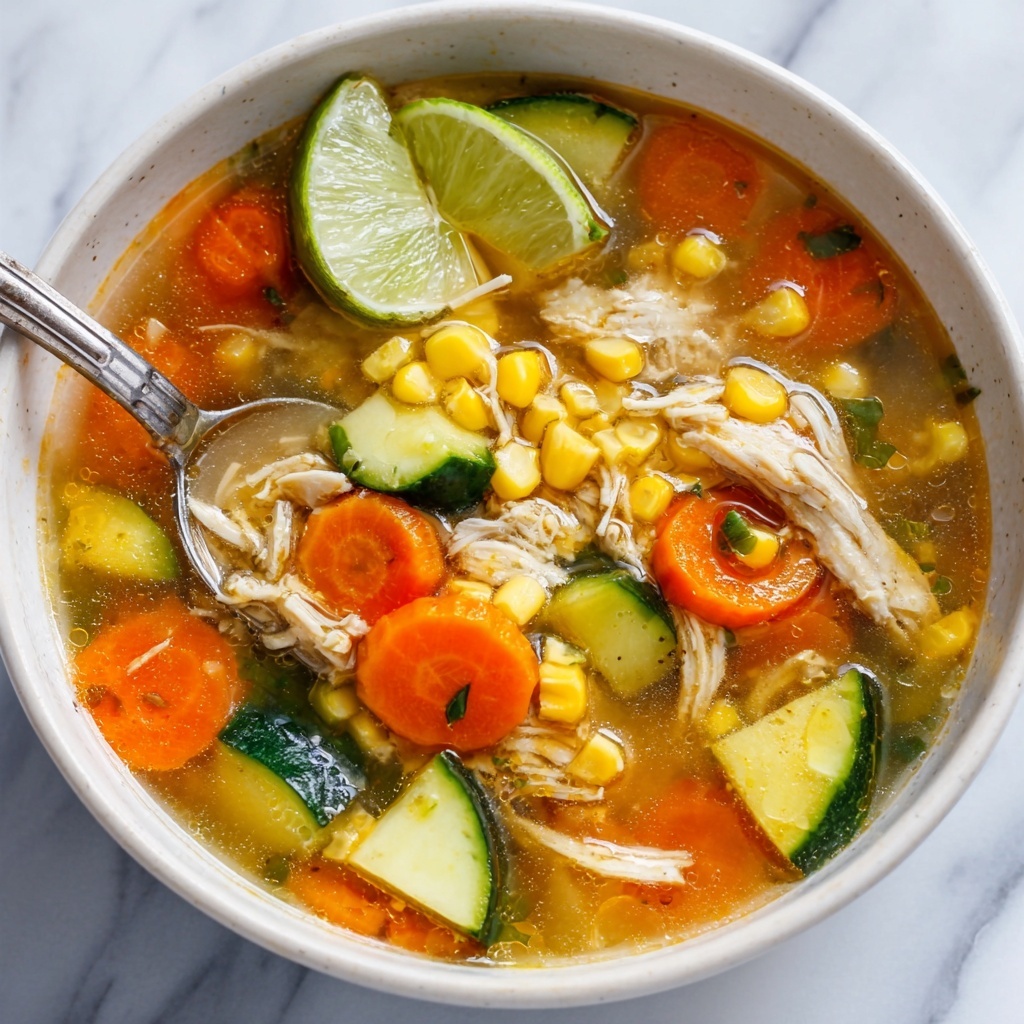 Healthy Mexican Chicken Soup Recipe - Recipe Image