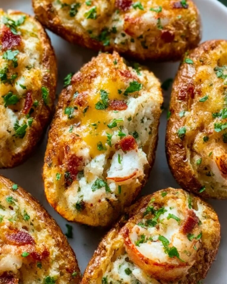 Gourmet Baked Stuffed Lobster Tails Recipe