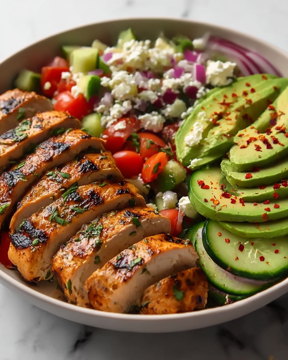 Greek Avocado Chicken Salad Recipe - Recipe Image