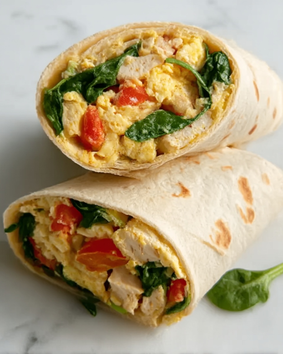 Veggie Breakfast Egg Wraps Recipe - Recipe Image