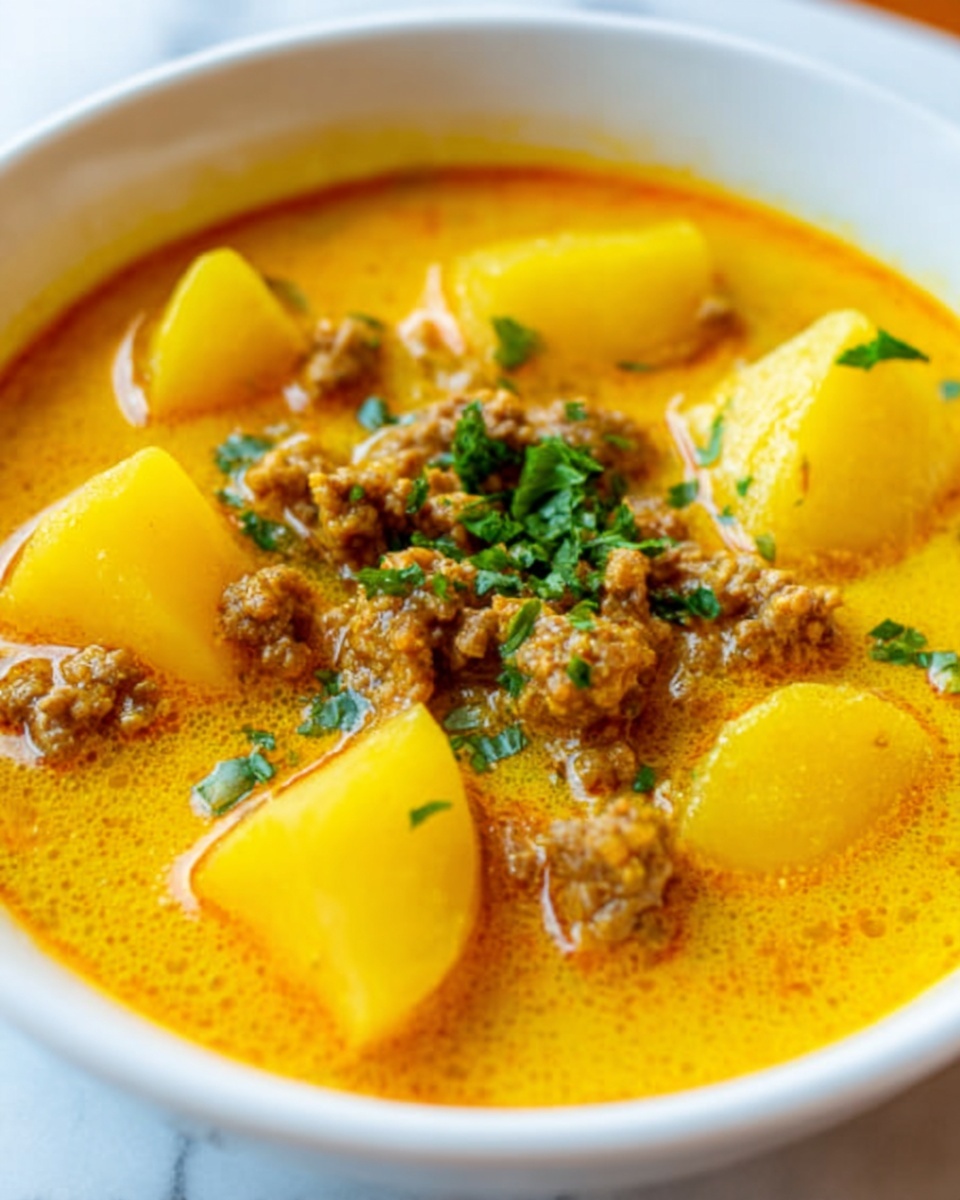 Creamy Potato & Sausage Soup Recipe - Recipe Image