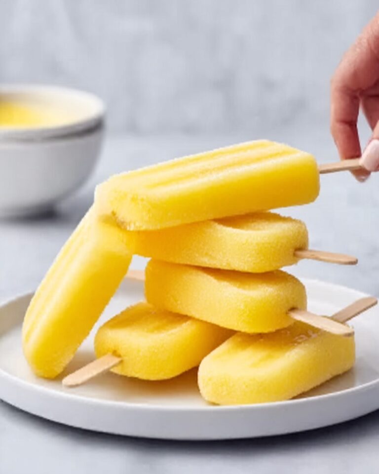 Frozen Mango Yogurt Pops Recipe