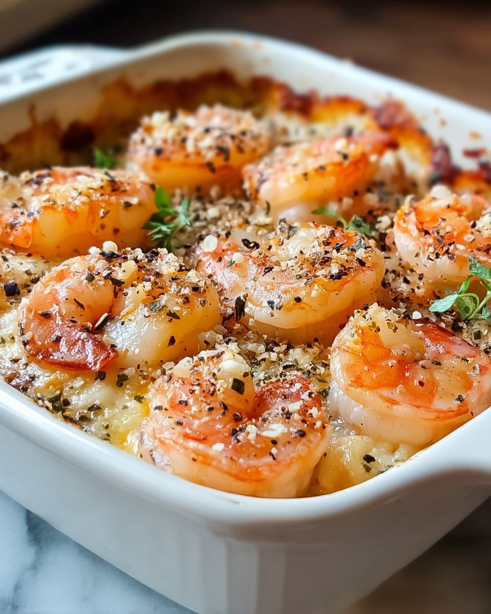 Garlic Parmesan Baked Shrimp Recipe - Recipe Image