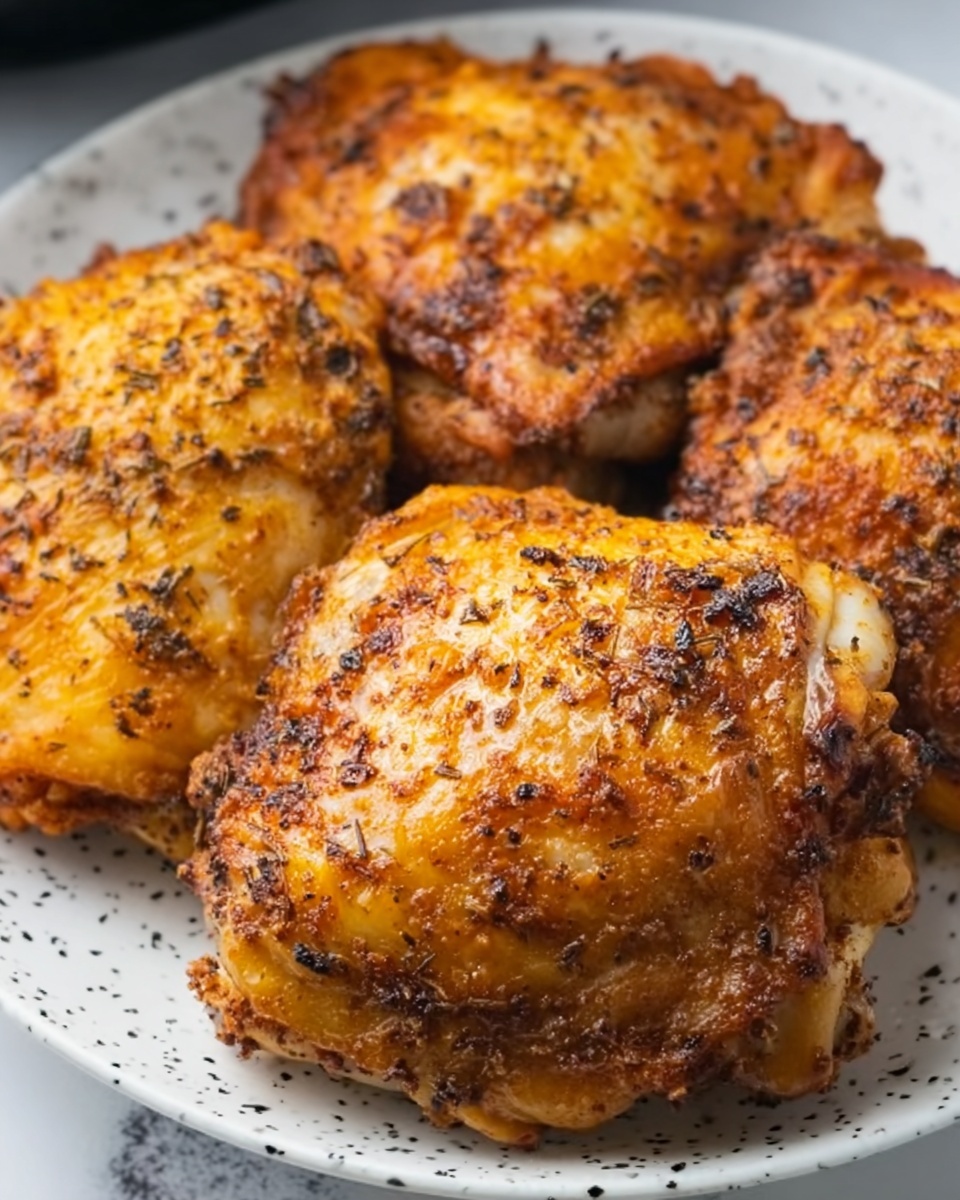 Air Fryer Chicken Thighs Recipe - Recipe Image