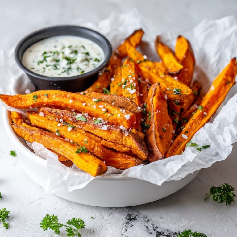 Air Fryer Crispy Sweet Potato Fries Recipe