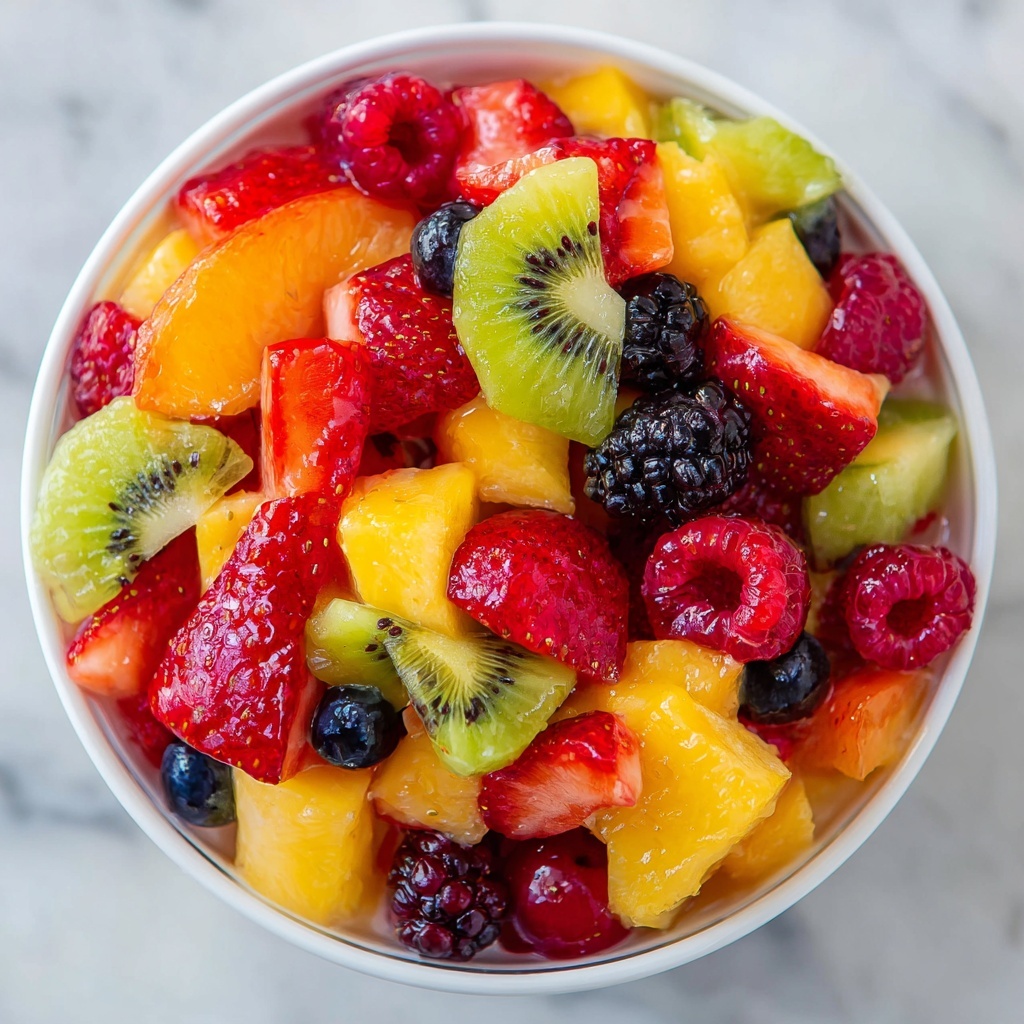 Bright and Refreshing Summer Fruit Salad Recipe - Recipe Image