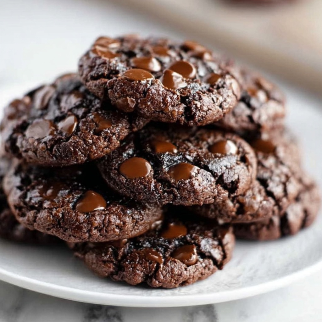 Chewy Fudgy Brownie Cookies: The Ultimate Chocolate Lover's Recipe - Recipe Image