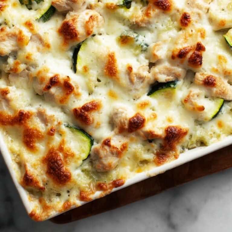Cheesy Chicken Zucchini Casserole Recipe