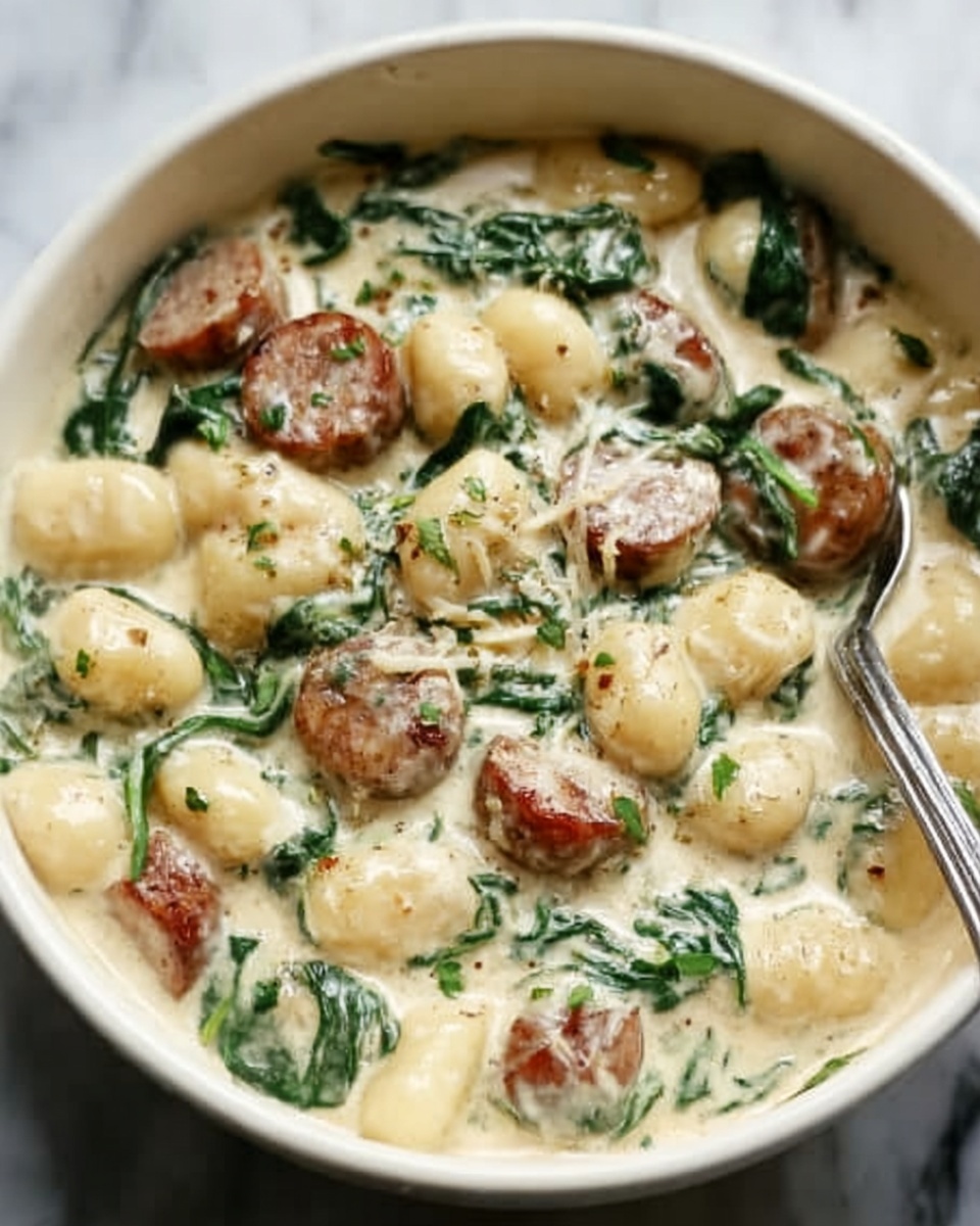 Creamy One-Pot Sausage Gnocchi: A Comforting, Hearty Meal Recipe - Recipe Image