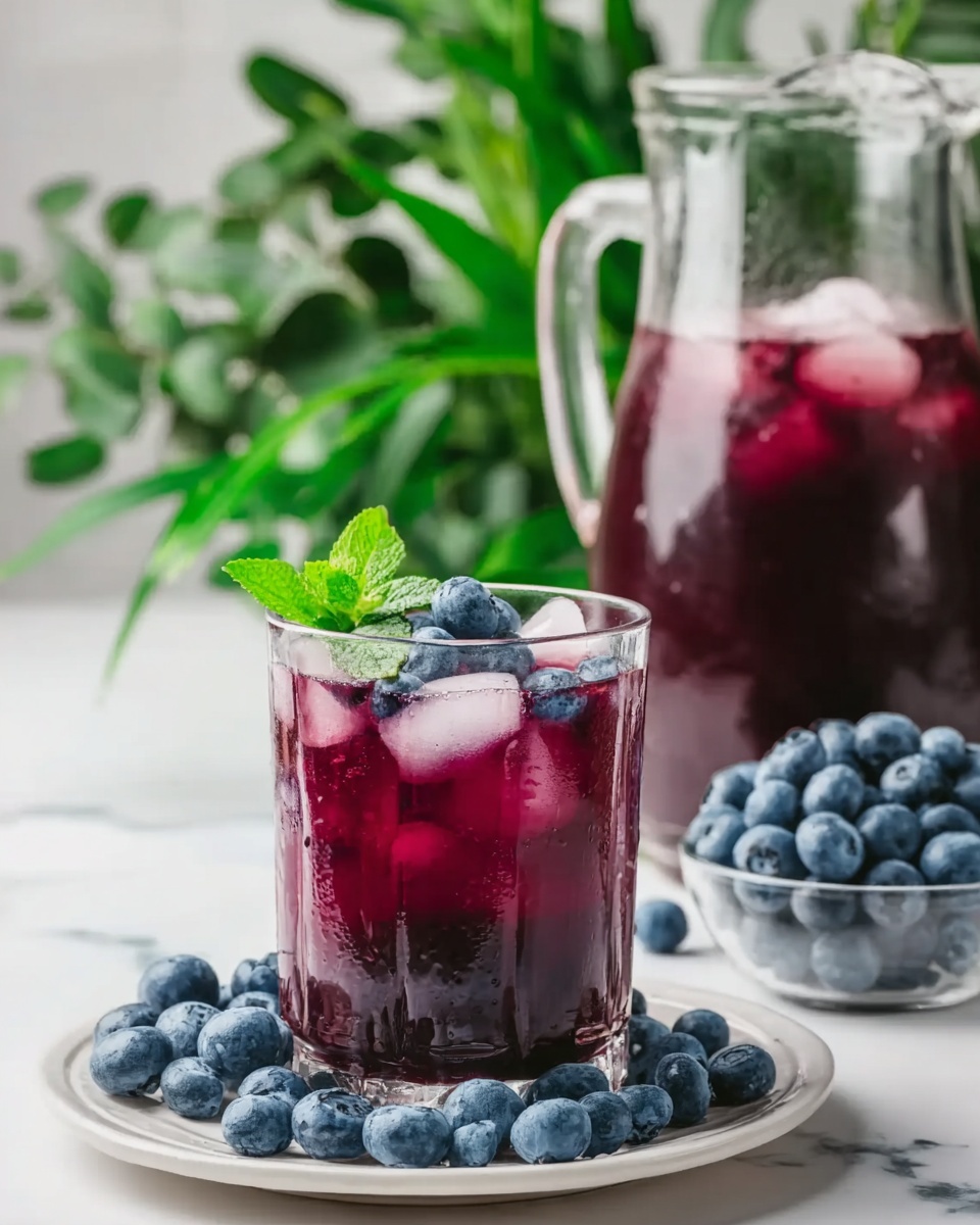 Blueberry Iced Tea Recipe - Recipe Image