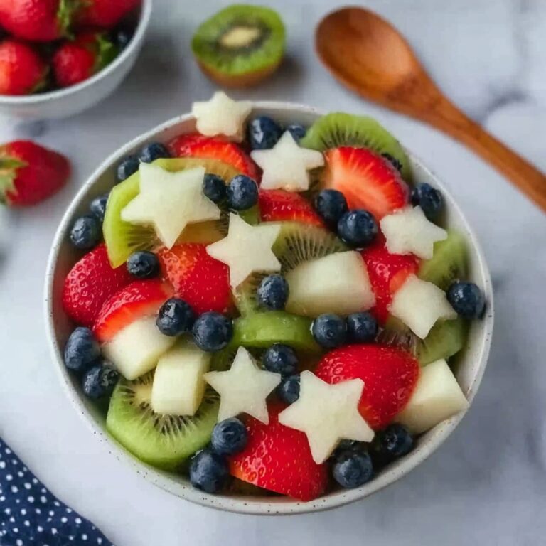4th of July Patriotic Fruit Salad Recipe