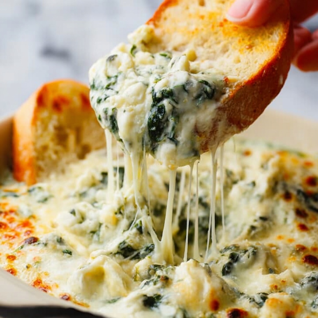 Hot Spinach Artichoke Dip Recipe - Recipe Image