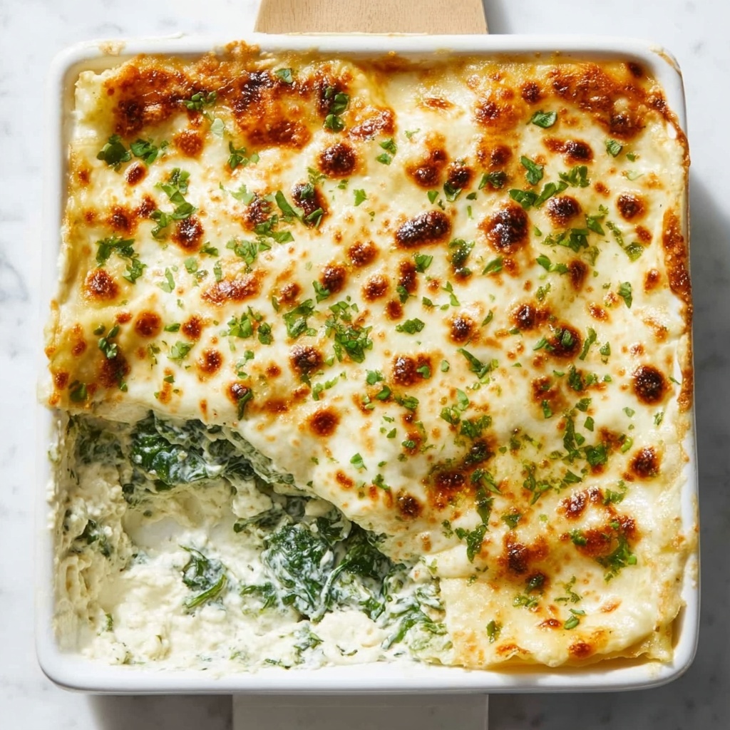 Cheesy Chicken Alfredo Lasagna Recipe - Recipe Image