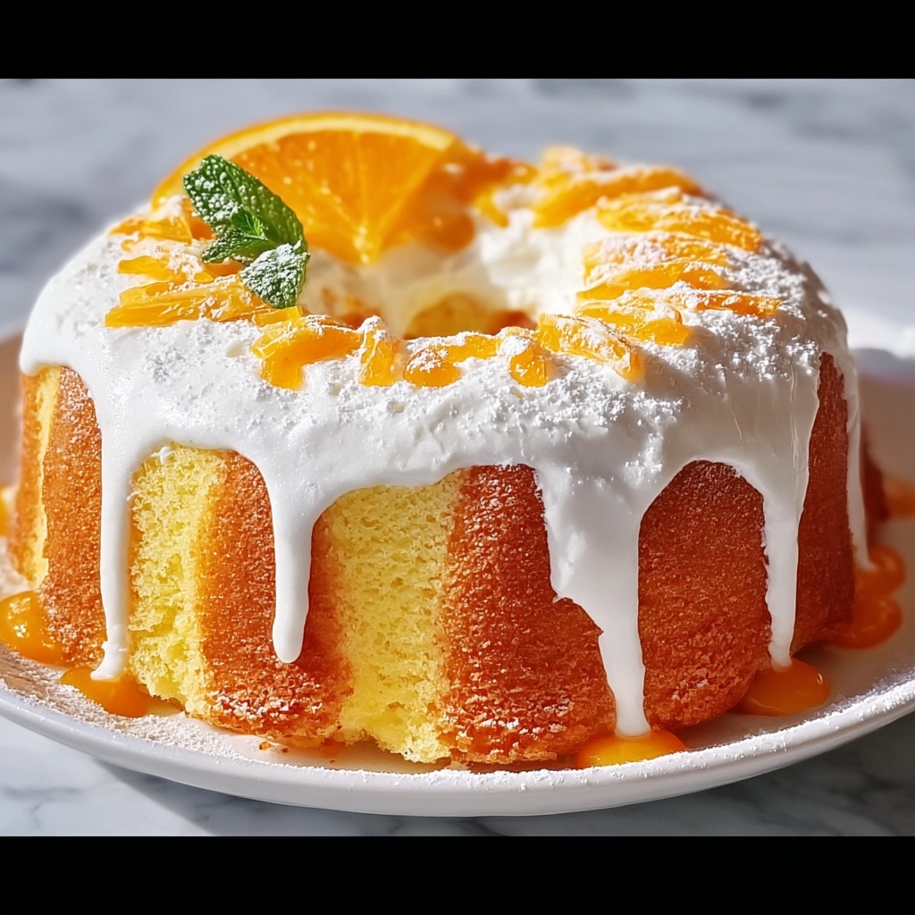 Orange Creamsicle Cake Recipe - Recipe Image