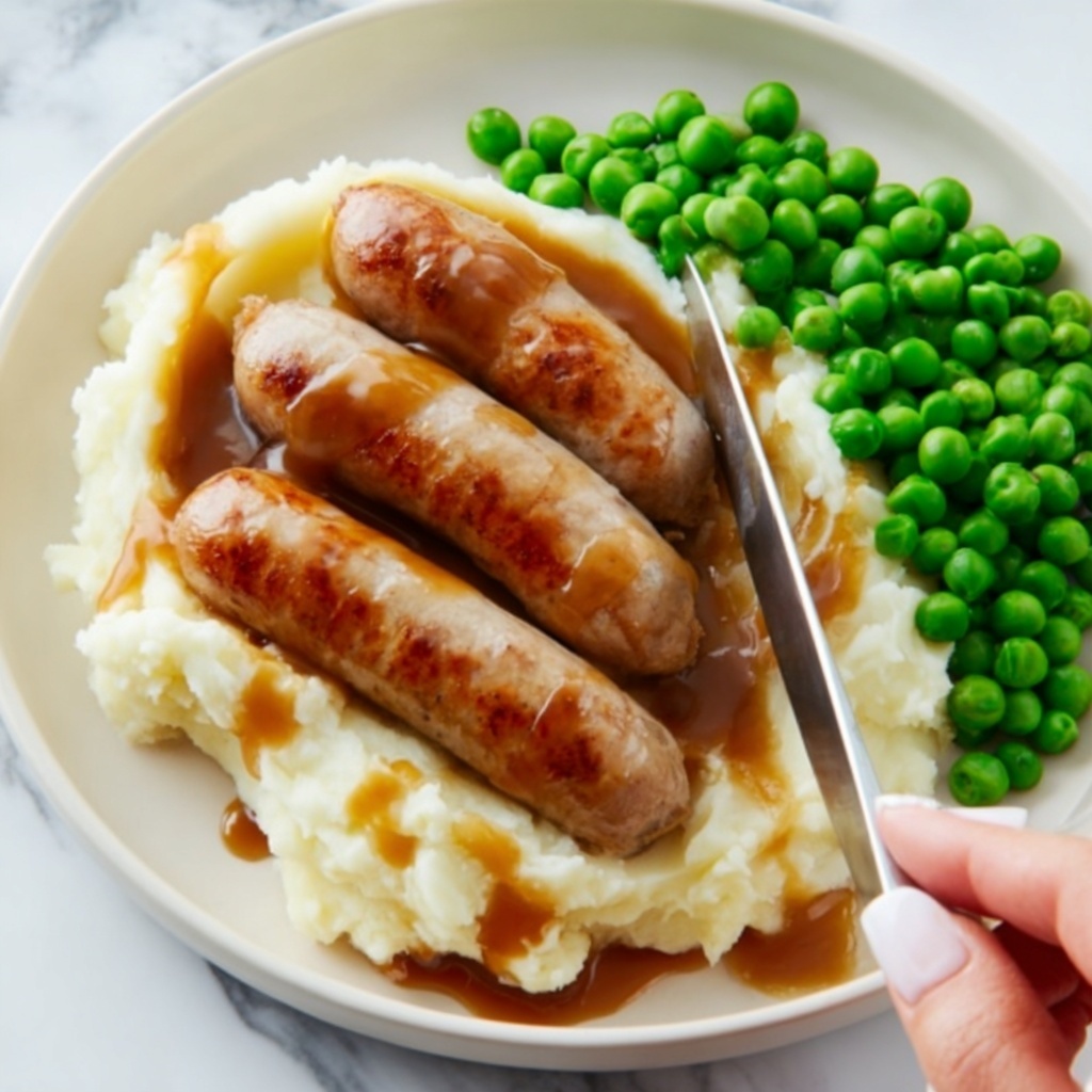 Bangers and Mash Recipe - Recipe Image