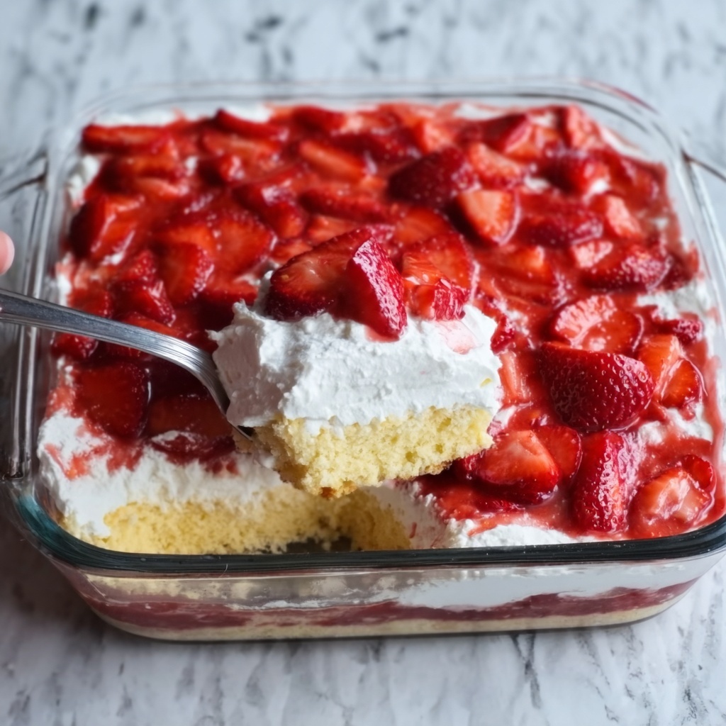 Strawberry Cheesecake Dump Cake Recipe - Recipe Image