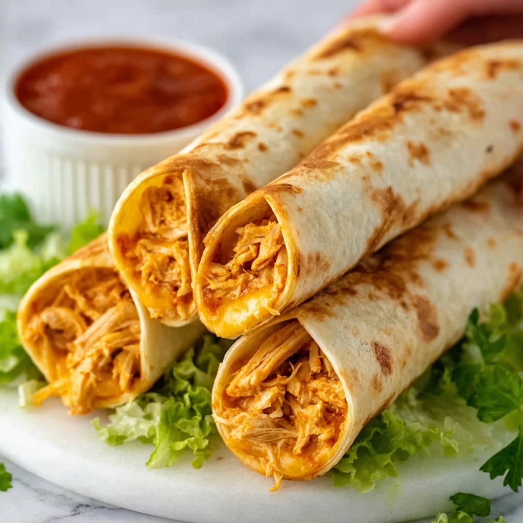 Easy Gluten-Free Chicken Taquitos Recipe - Recipe Image