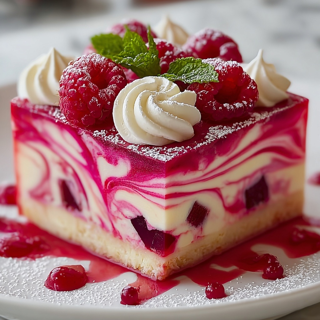 Raspberry Swirl Ice Cream Cake Recipe - Recipe Image