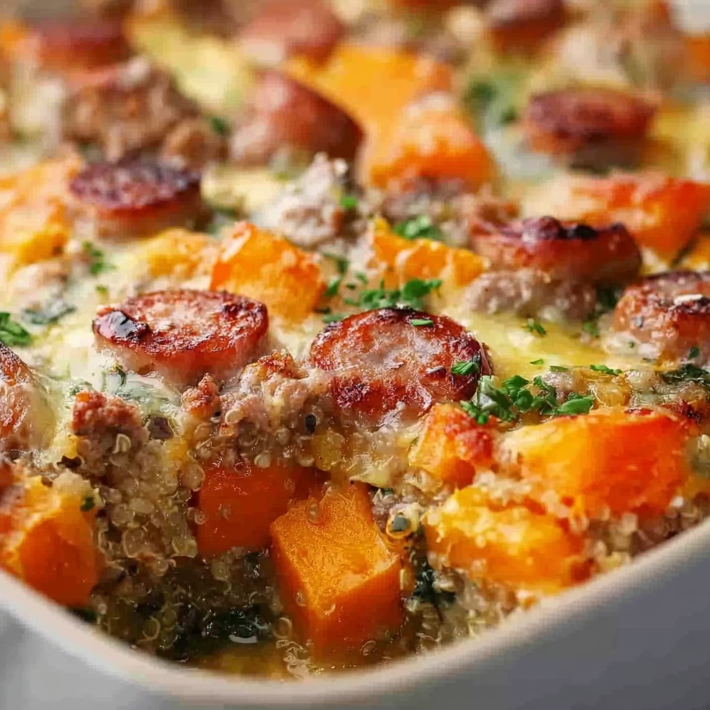 Sweet Potato Hashbrown Breakfast Casserole Recipe - Recipe Image