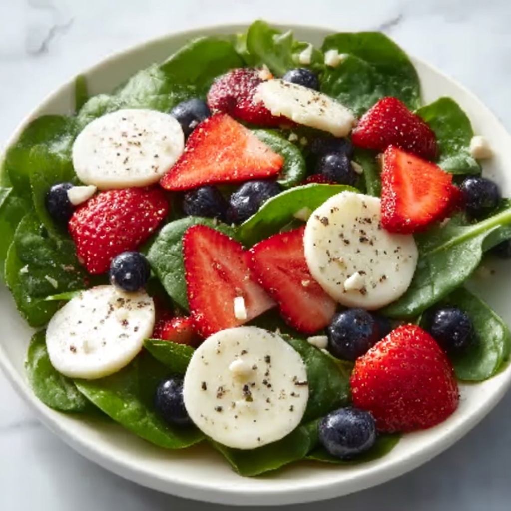 Strawberry and Spinach Salad with Poppy Seed Dressing Recipe - Recipe Image