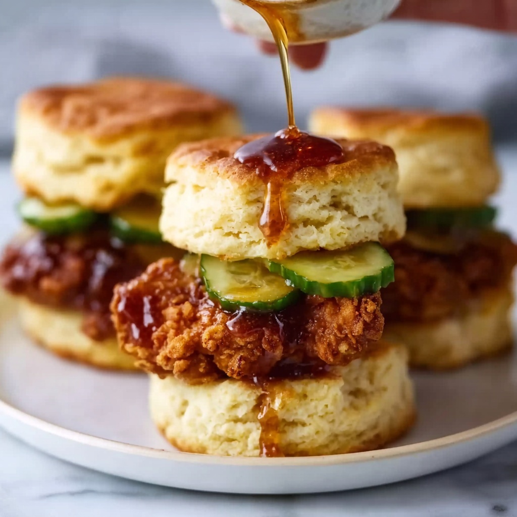 Hot Honey Chicken Biscuits Recipe - Recipe Image