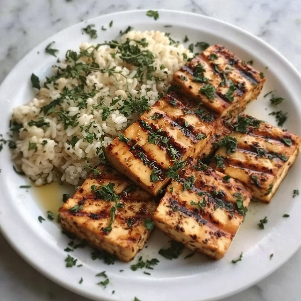 Garlic Herb Butter Tofu Recipe - Recipe Image